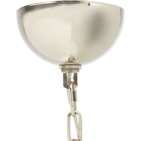 Libra Langan Chandelier Large With Black Shade E14 40W 8