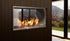 Ecosmart Fire Flex 42DB Double Sided Fireplace Insert - Black Finish / Stainless Steel Burner - ESF.FX.42DB