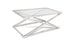 Coffee Table In Stainless Steel Frame