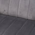 Emperor Grey Velvet 2 Seater Sofa