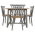 Nordic Grey Collection Square Dining Table