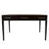 3 Drawer Desk Mahogany Black Stain