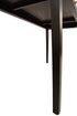 3 Drawer Desk Mahogany Black Stain