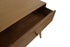 2 Drawer Dressing Table - Warm Grey Brown Finish