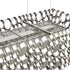 Libra Venus Nickel Rectangular Chandelier G9 40W