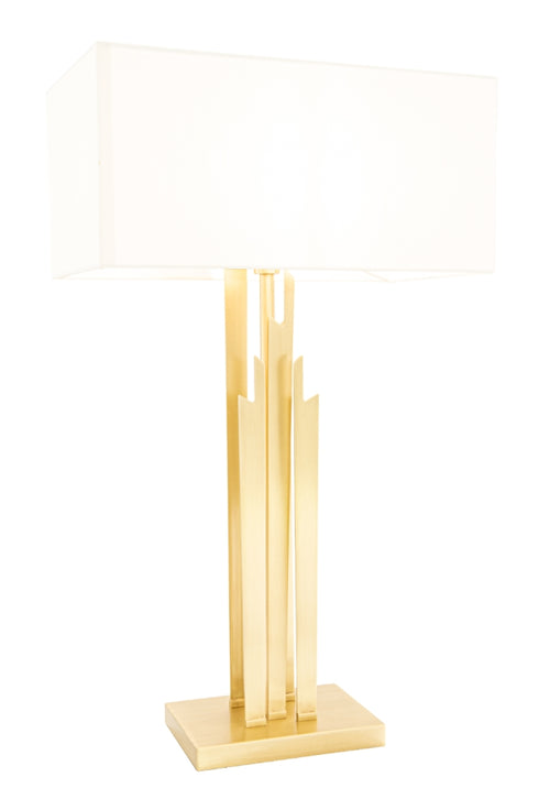Pale Gold Finish Table Lamp