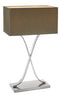 Tall Nickel Finish Table Lamp