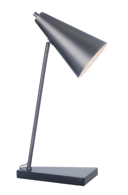 Gunmetal Finish Desk Lamp