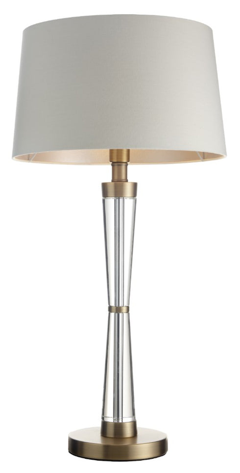 Antique Brass Finish Table Lamp