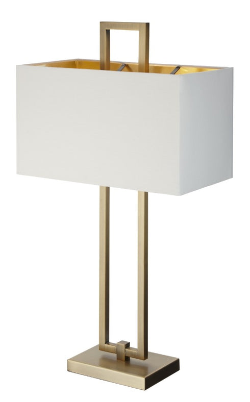Antique Brass Finish Table Lamp