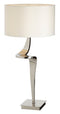 Nickel Finish Table Lamp (L)