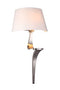 Pair Of Nickel Finish Wall Lamps