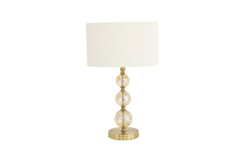 Antique Brass Finish Table Lamp (Base Only)