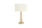 Antique Brass Finish Table Lamp (Base Only)