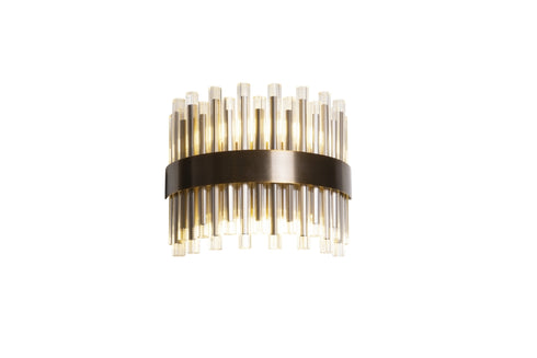 Antique Brass Finish Wall Lamp
