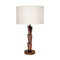 Chocolate Chrome Table Lamp