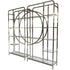 Libra Set of 2 Decadence Gatsby Stainless Steel Shelving Unit