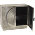 Libra Coco Silver Embossed Metal 2 Small Cabinet