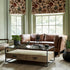 Libra Botanical Tan Leather Two Seater Sofa