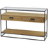 Libra Kempsey Fir Wood And Iron Console Table