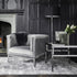 Libra Belgravia Grey Ribbed Occasional Chair