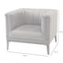 Libra Belgravia Grey Ribbed Occasional Chair