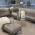 Libra Belgravia Grey Ribbed Occasional Chair