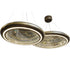 Libra Small Gold Ring Statement Chandelier – LED 65W