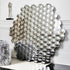 Libra Hexagonal Honeycomb Convex Mirror Wall Art