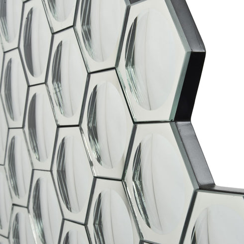 Libra Hexagonal Honeycomb Convex Mirror Wall Art