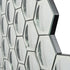 Libra Hexagonal Honeycomb Convex Mirror Wall Art