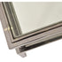 Libra Belgravia Stainless Steel and Glass Square Coffee Table 120x120x42cm