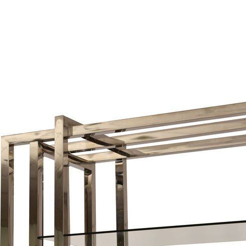Libra PROMO Belgravia Steel and Glass Display Unit 120x60x230cm