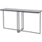 Libra Shoreditch Black Metal and Grey Travisso Console Table