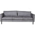 Libra Flanders 220 Concrete Leather Sofa