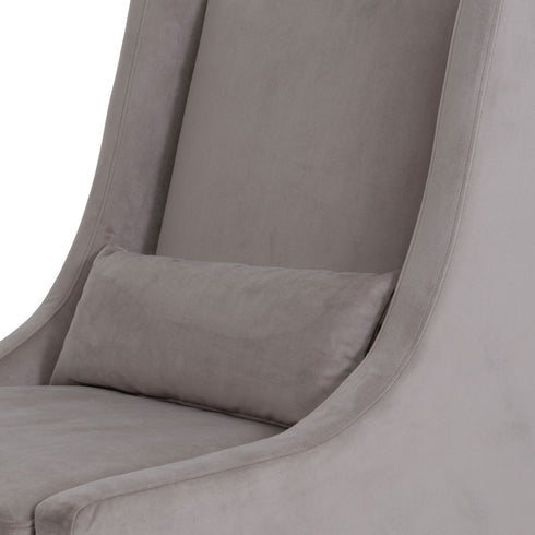 Libra Benson Natural Stone Velvet Occasional Chair