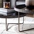 Libra Knightsbridge Round Coffee Table Set of 2 with Black Tinted Glass