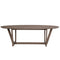 Libra Ovate six seater wooden dining Table