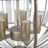 Libra Georgia Aged Silver Pendant Chandelier – E14 40W