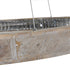 Libra Emma Turned Wooden Ring Chandelier – LED 60W