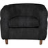 Libra Helix Chester Club Chair Coal Velvet