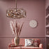 Libra Agate Round Pendant – E14 40W