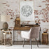 Libra Delamere Mindi Washed Wood Desk