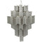 Libra Niagara Silver Chain 15 Light Pendant Lamp Extra Large