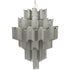 Libra Niagara Silver Chain 15 Light Pendant Lamp Extra Large
