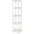 Libra Abington Stainless Steel Frame and Clear Glass Display Unit
