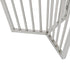Libra Abington Stainless Steel Frame and Clear Glass Dining Table 200cm
