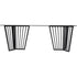 Libra Abington Black Frame and Tinted Glass Dining Table 200cm