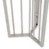Libra Abington Stainless Steel Frame and Clear Glass Console Table