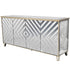 Libra Lexington Four Door Antique Mirrored Sideboard